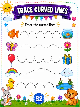 Printable preschool activity page 5